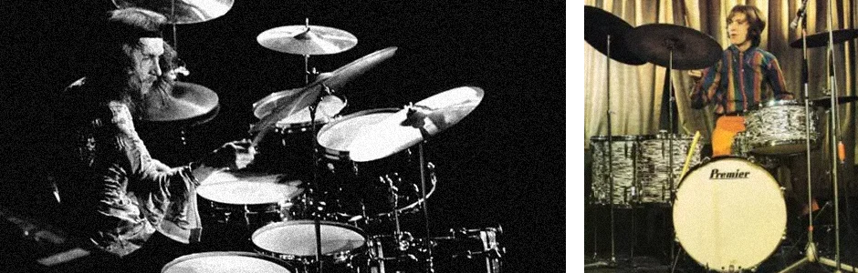 Mitch Mitchell playing drums